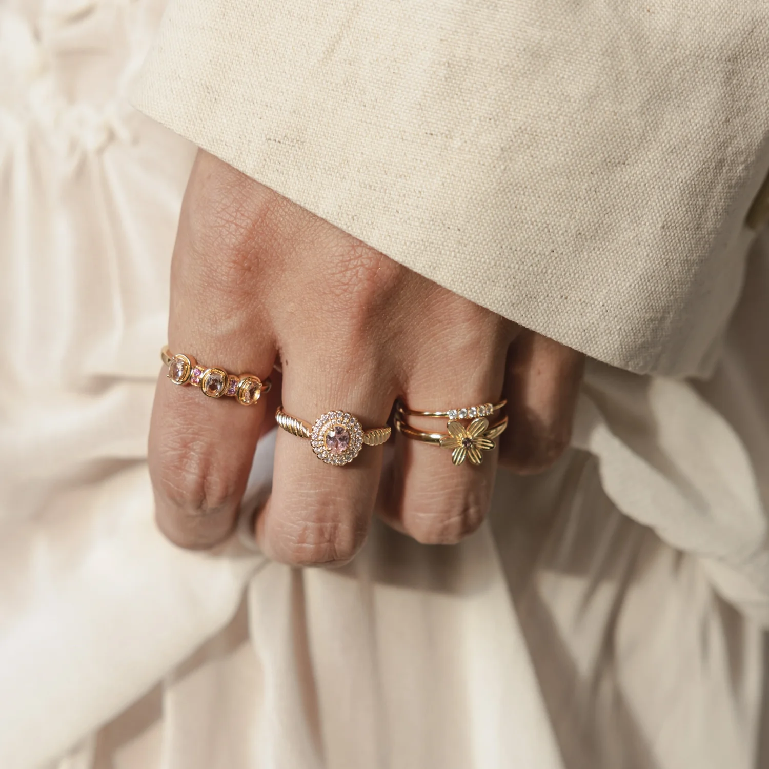 24Kae Gold Ring 124143Y/52 - Image 3