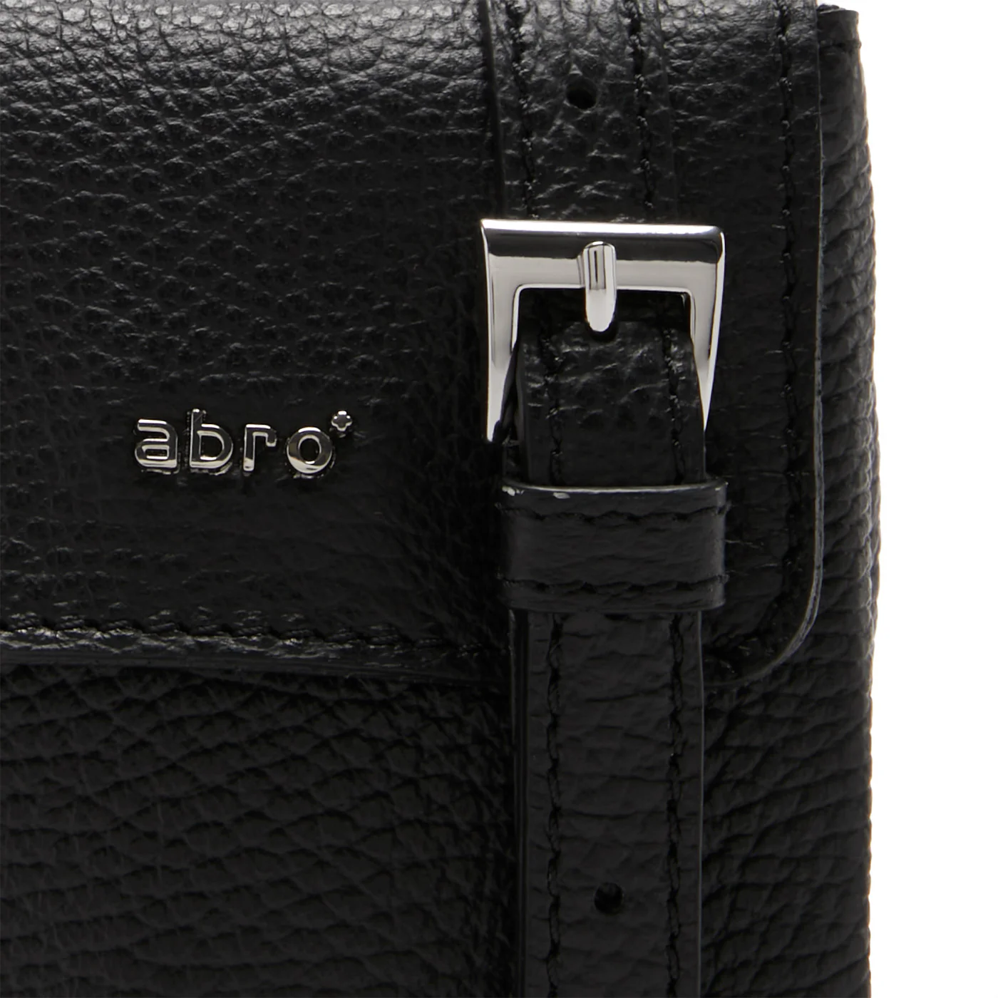 Abro Black Leather Phone bag 030043-37-18 - Image 4