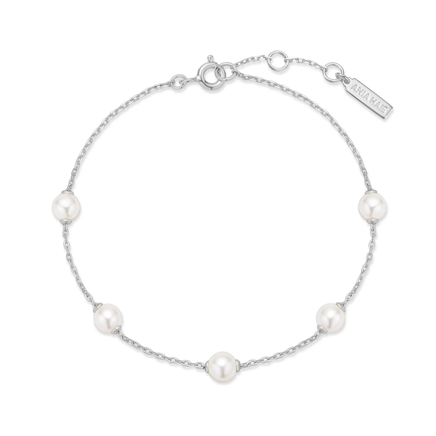 Ania Haie Miss Dainty 925 Sterling Zilveren Parel Armband AH-B065-01H - Image 3