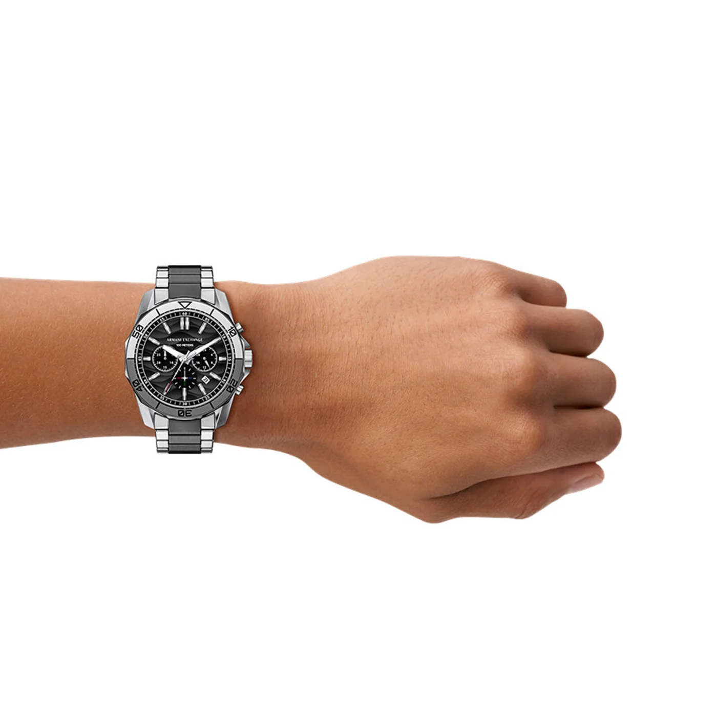 Armani Exchange Round Black Dial Watch AX1973 - Image 3