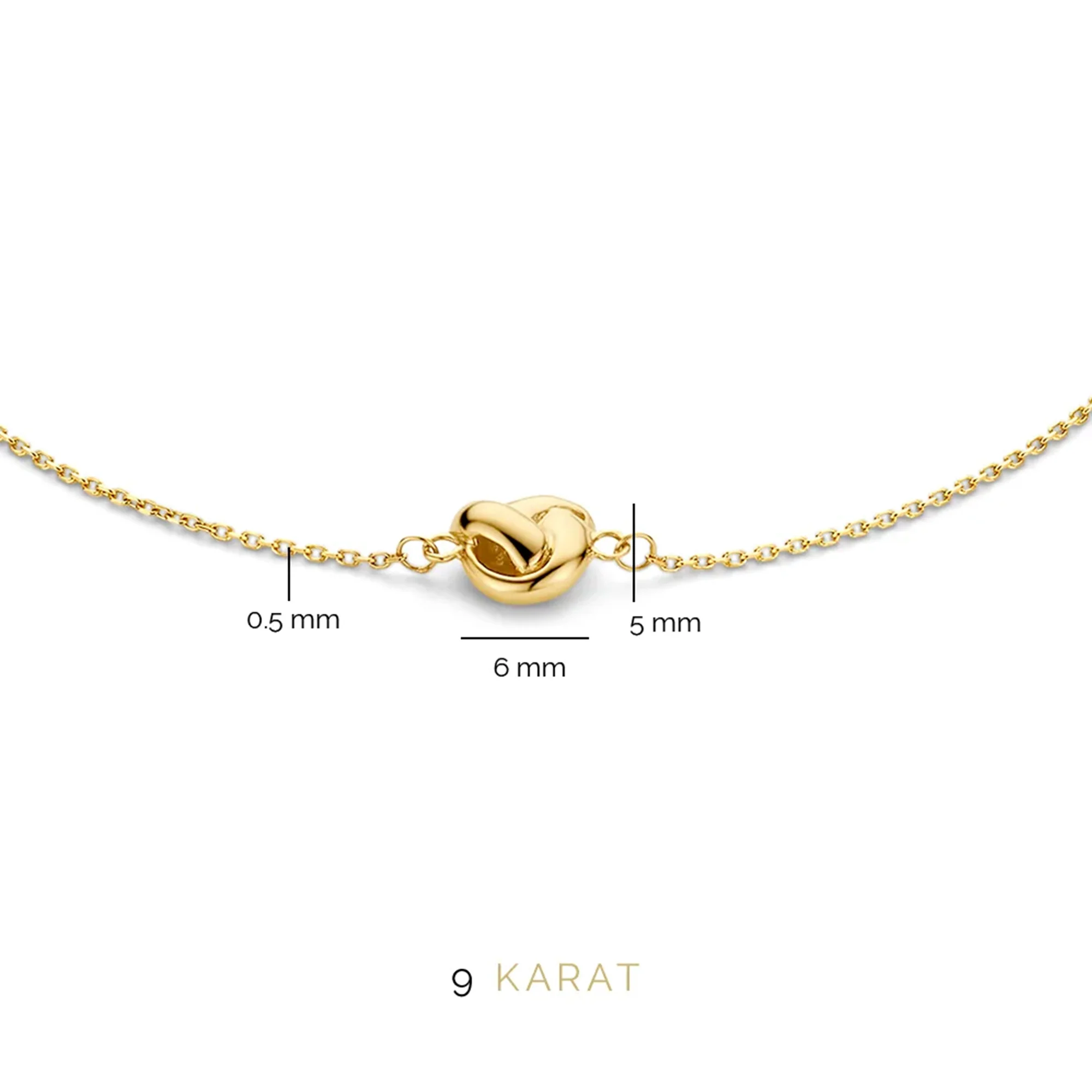 Beloro Jewels Della Spiga Emilia 9 Karaat Armband BO320020 - Image 4