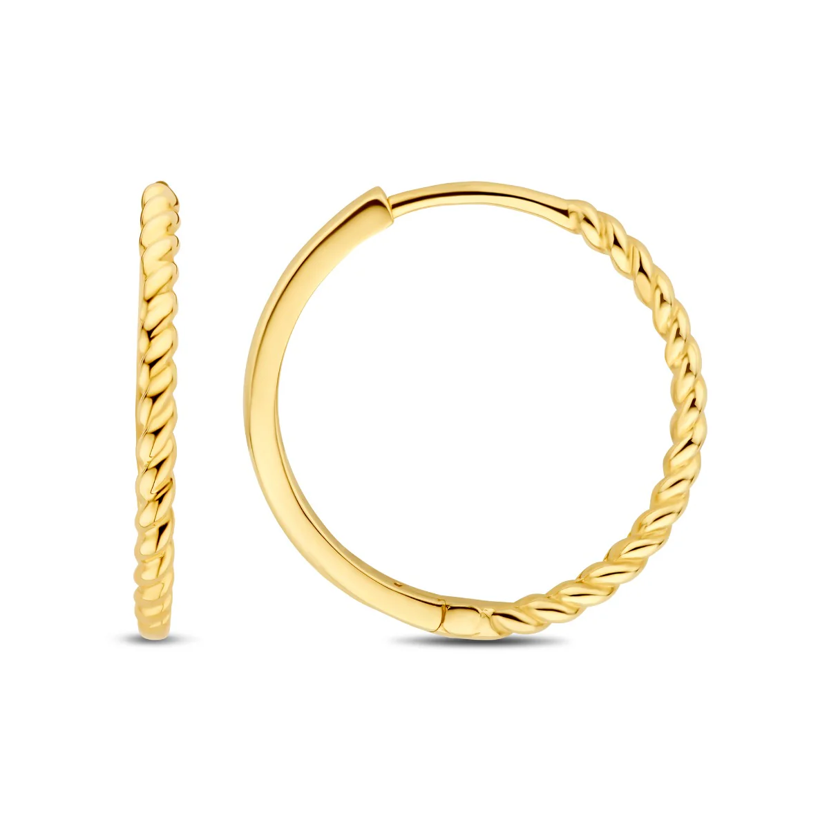 Beloro Jewels Della Spiga Giana 9 karaat oorringen BO360093 - Image 5