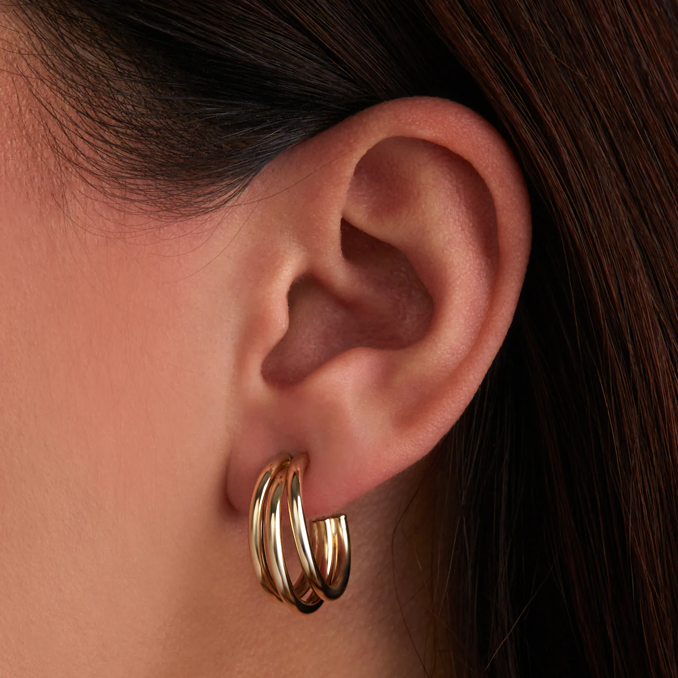 Beloro Jewels Della Spiga Mariela 9 karaat oorringen (20 mm) BO360100 - Image 2