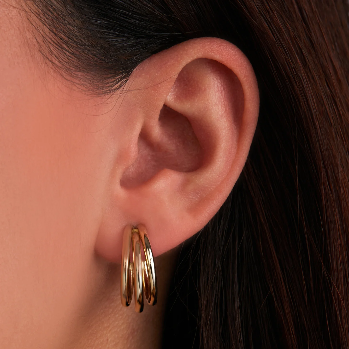 Beloro Jewels Della Spiga Mariela 9 karaat oorringen (20 mm) BO360100 - Image 3