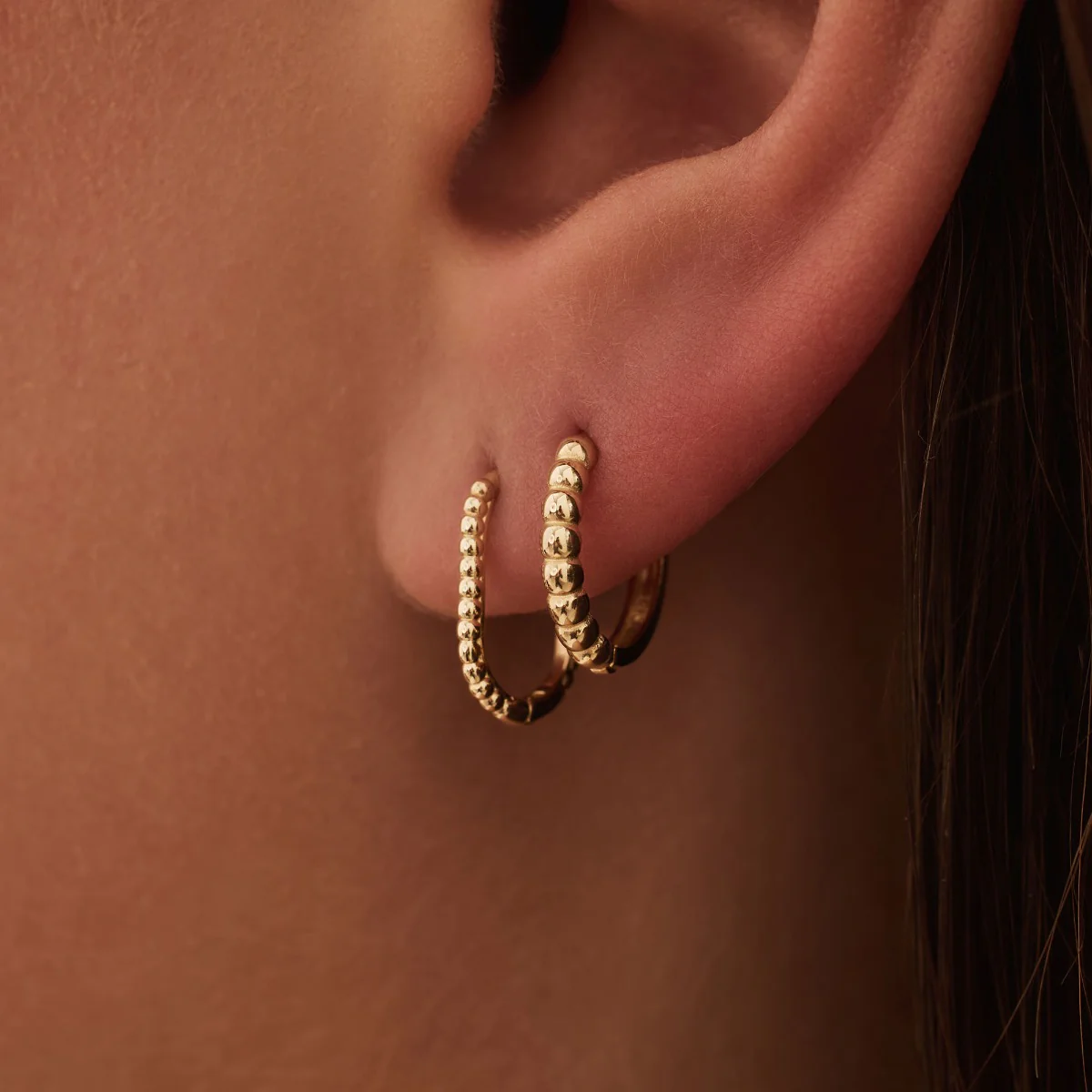 Beloro Jewels La Rinascente Elena 9 karaat oorringen (10.5 mm) BO360070 - Image 5