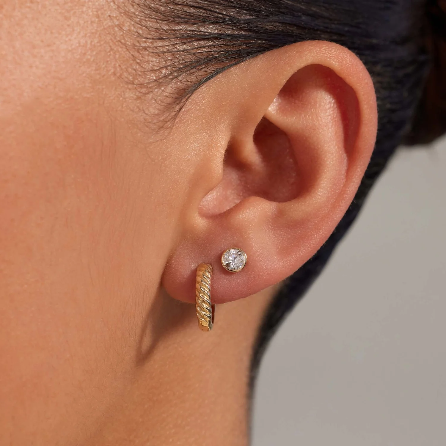 Beloro Jewels La Rinascente Milou 9 karaat oorringen BO360106 - Image 3