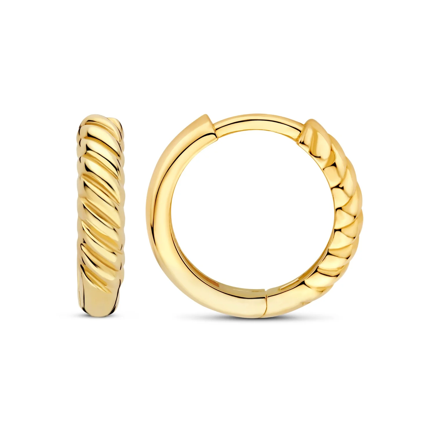 Beloro Jewels La Rinascente Milou 9 karaat oorringen BO360106 - Image 4