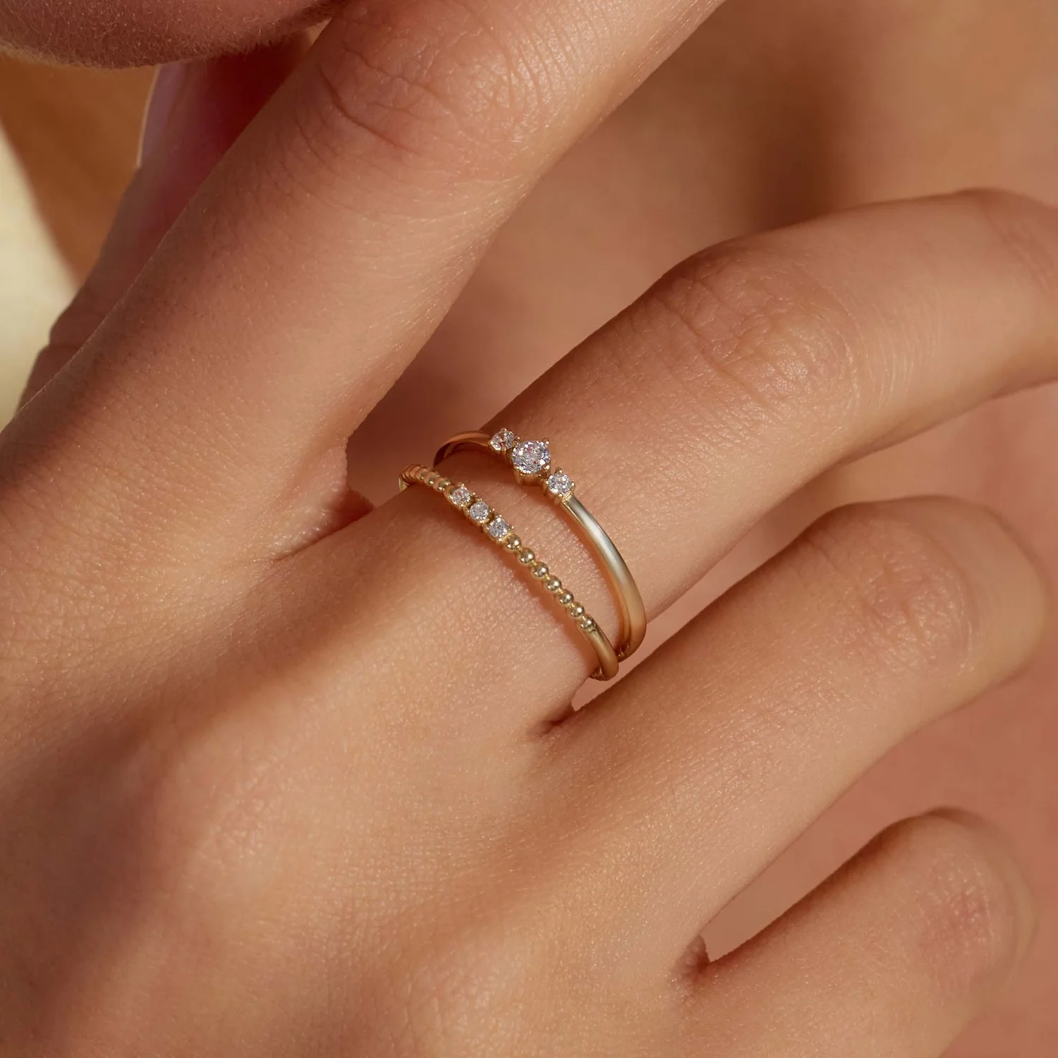 Beloro Jewels Monte Napoleone Delphine 9 karaat ring met zirkonia steentjes BO330055-56 - Image 3