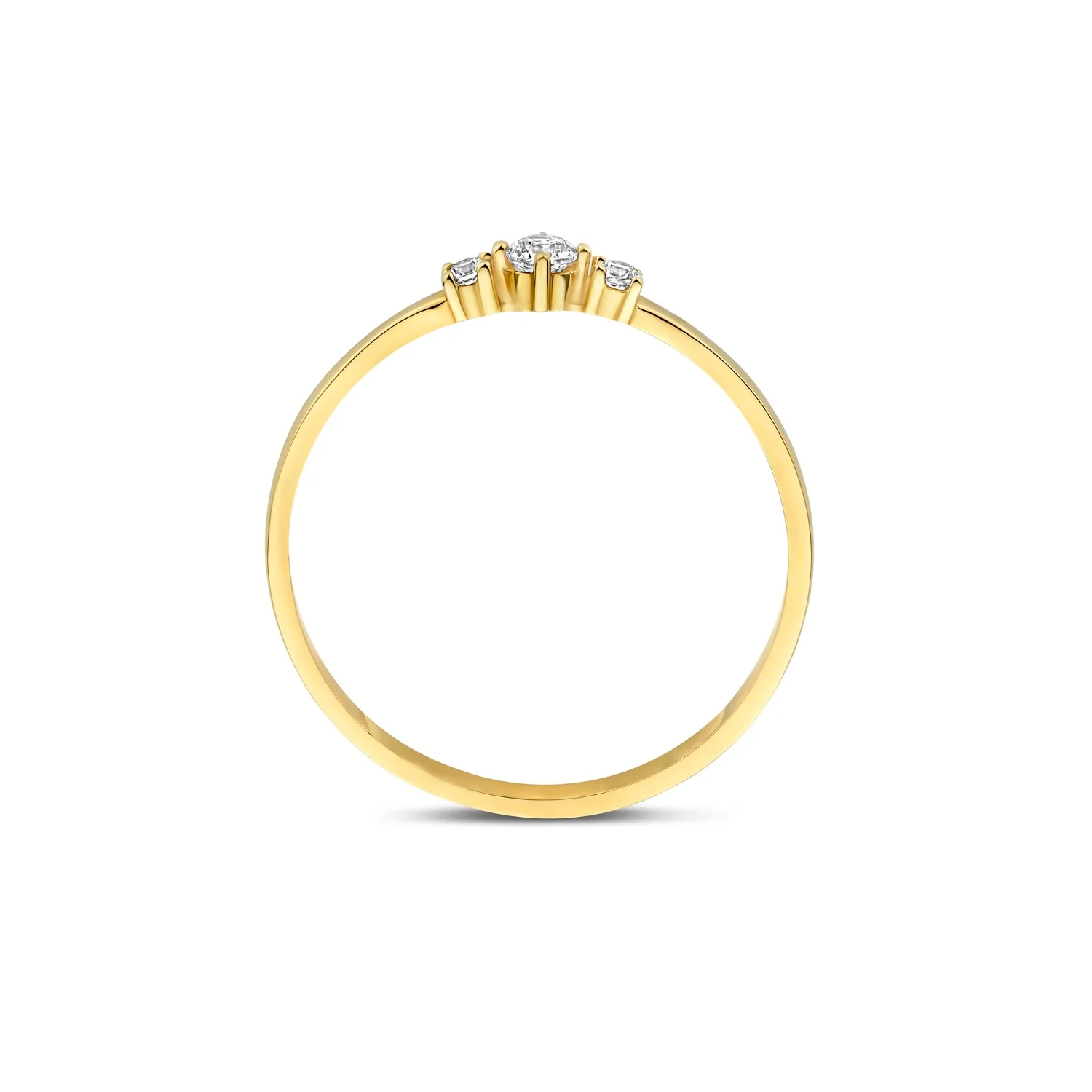 Beloro Jewels Monte Napoleone Delphine 9 karaat ring met zirkonia steentjes BO330055-56 - Image 4