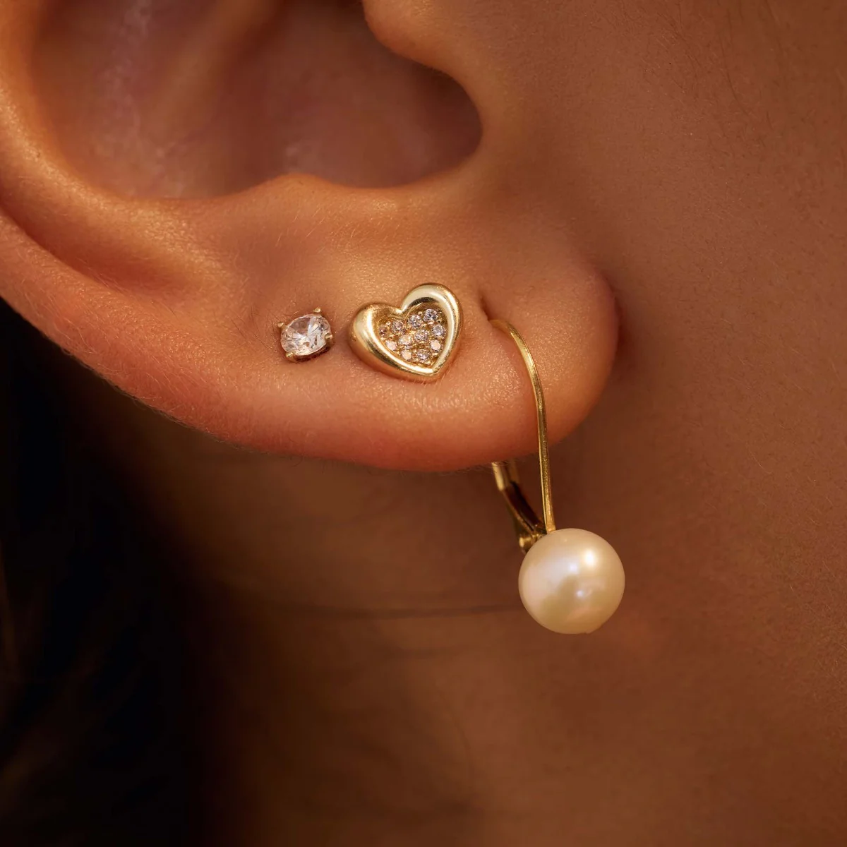 Beloro Jewels Monte Napoleone Gionna 9 Karaat Oorknoppen BO360062 - Image 3