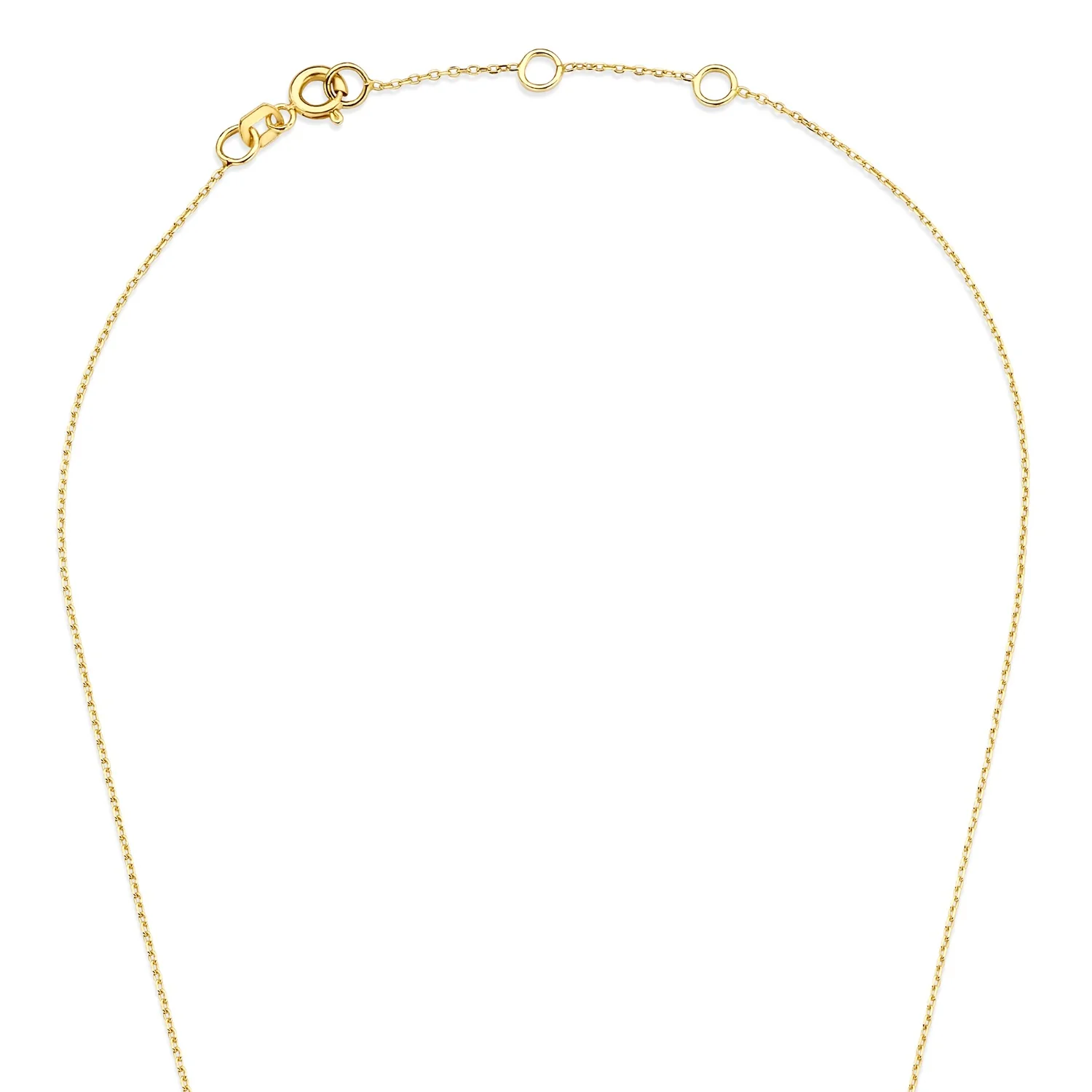 Beloro Jewels Monte Napoleone Irene 9 karaat ketting met zirconia stenen BO340048 - Image 5