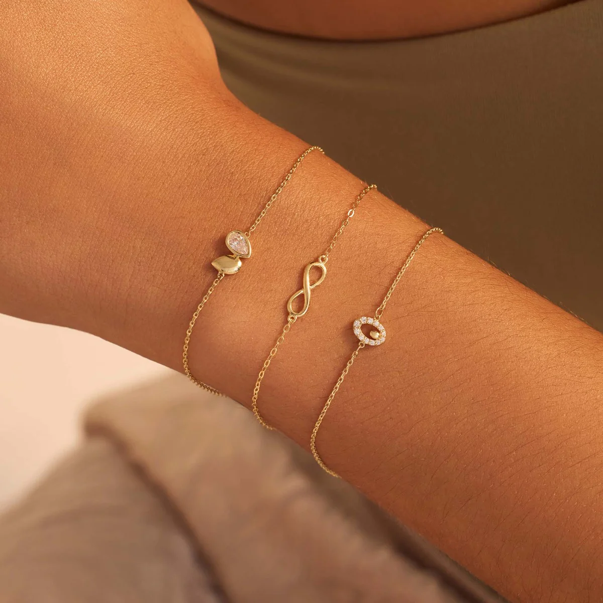 Beloro Jewels Monte Napoleone Leontina 9 karaat armband BO320011 - Image 3
