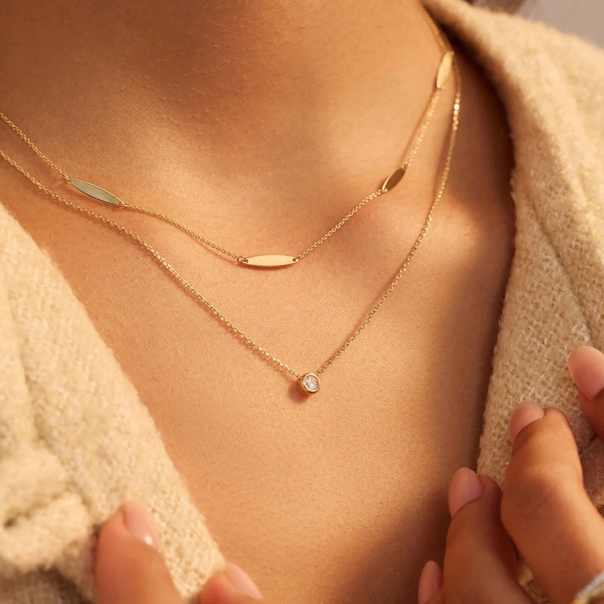 Beloro Jewels Monte Napoleone Lucilla 9 karaat ketting BO340010 - Image 2