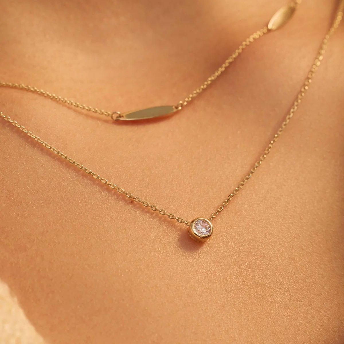 Beloro Jewels Monte Napoleone Lucilla 9 karaat ketting BO340010 - Image 3