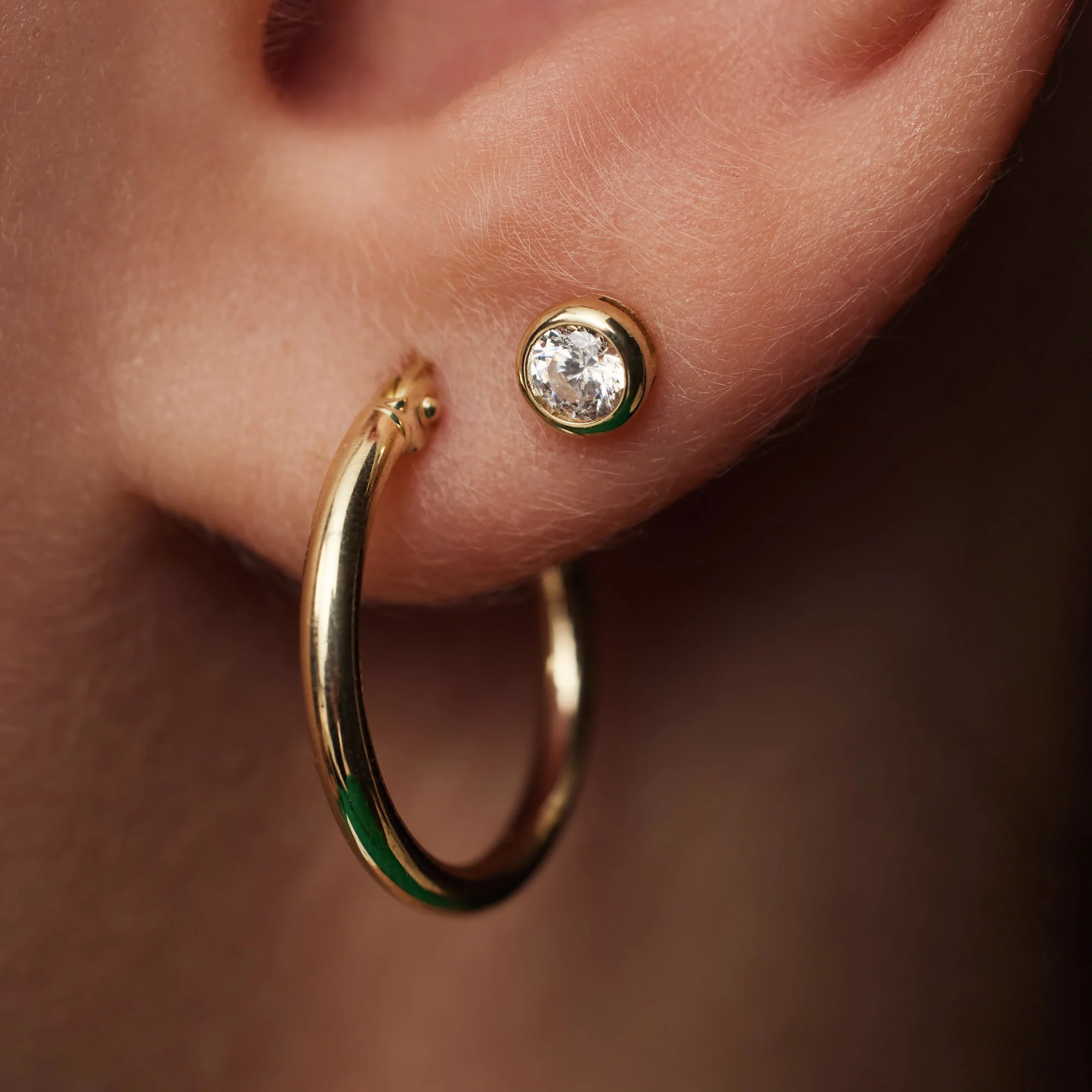 Beloro Jewels Monte Napoleone Lucilla 9 karaat oorknoppen BO360012 - Image 3