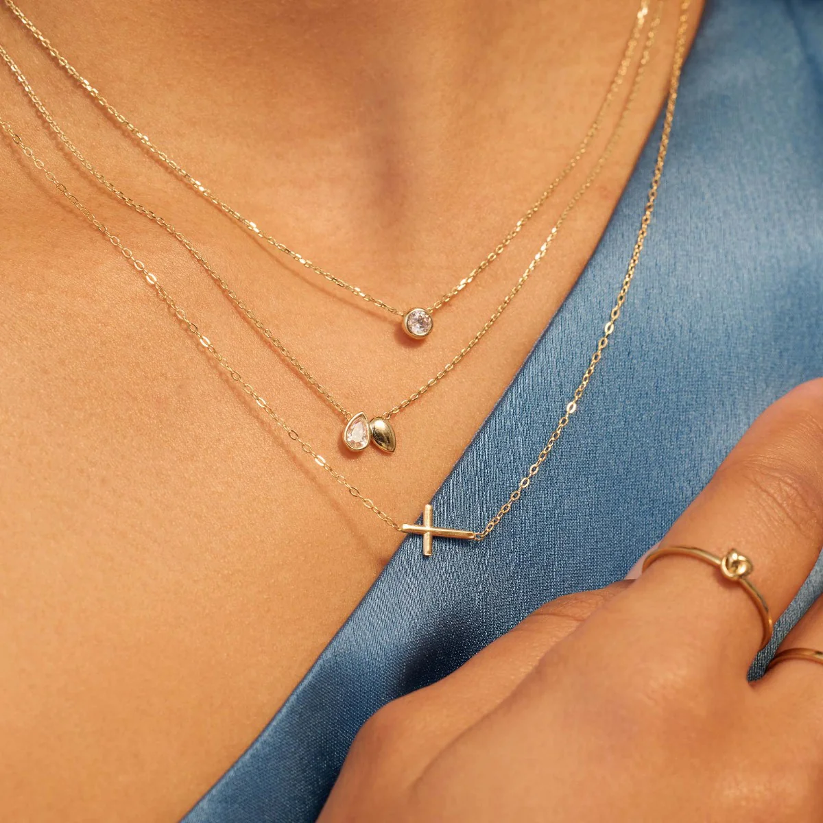 Beloro Jewels Monte Napoleone Natalia 9 karaat ketting BO340015 - Image 2