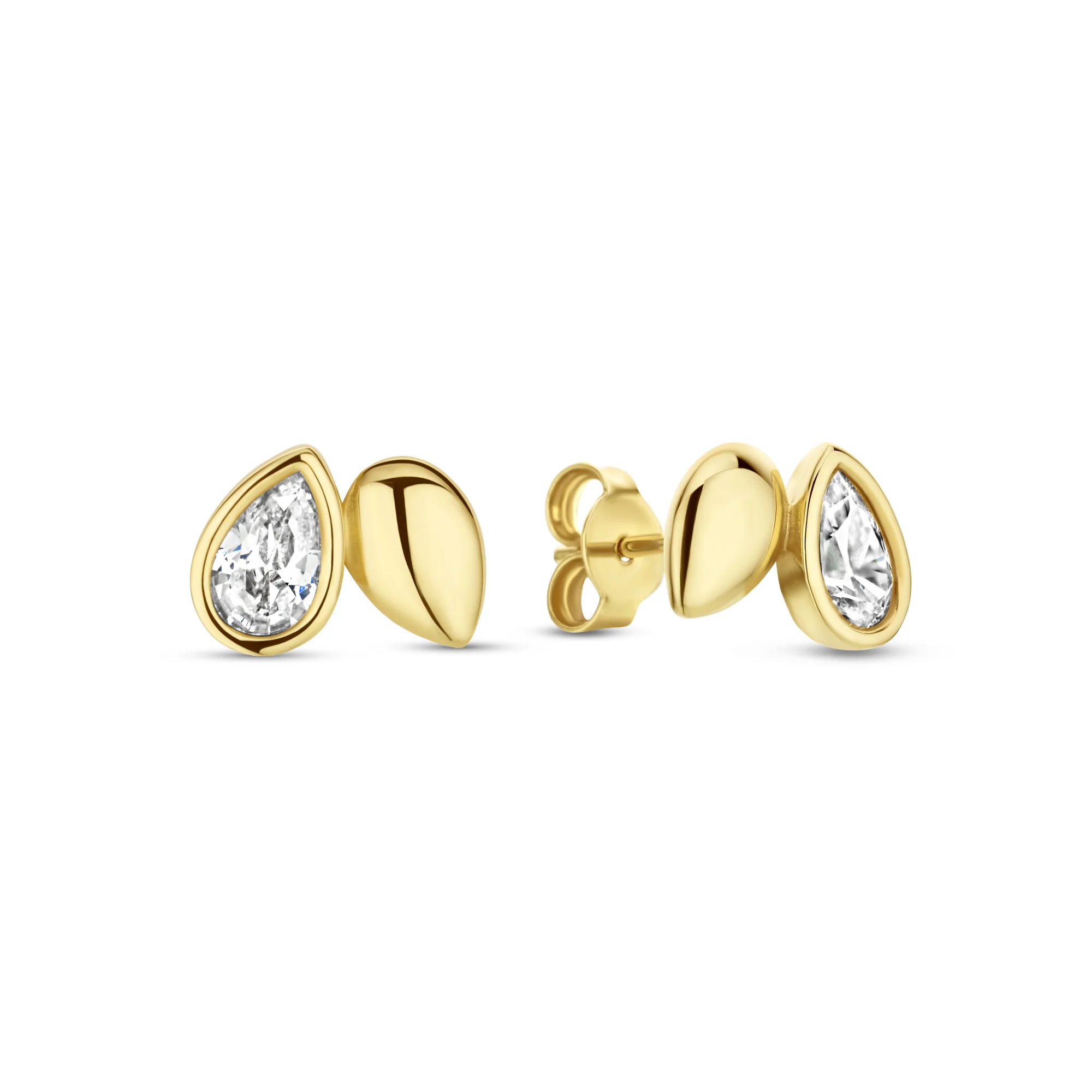 Beloro Jewels Monte Napoleone Natalia 9 karaat oorknoppen BO360019