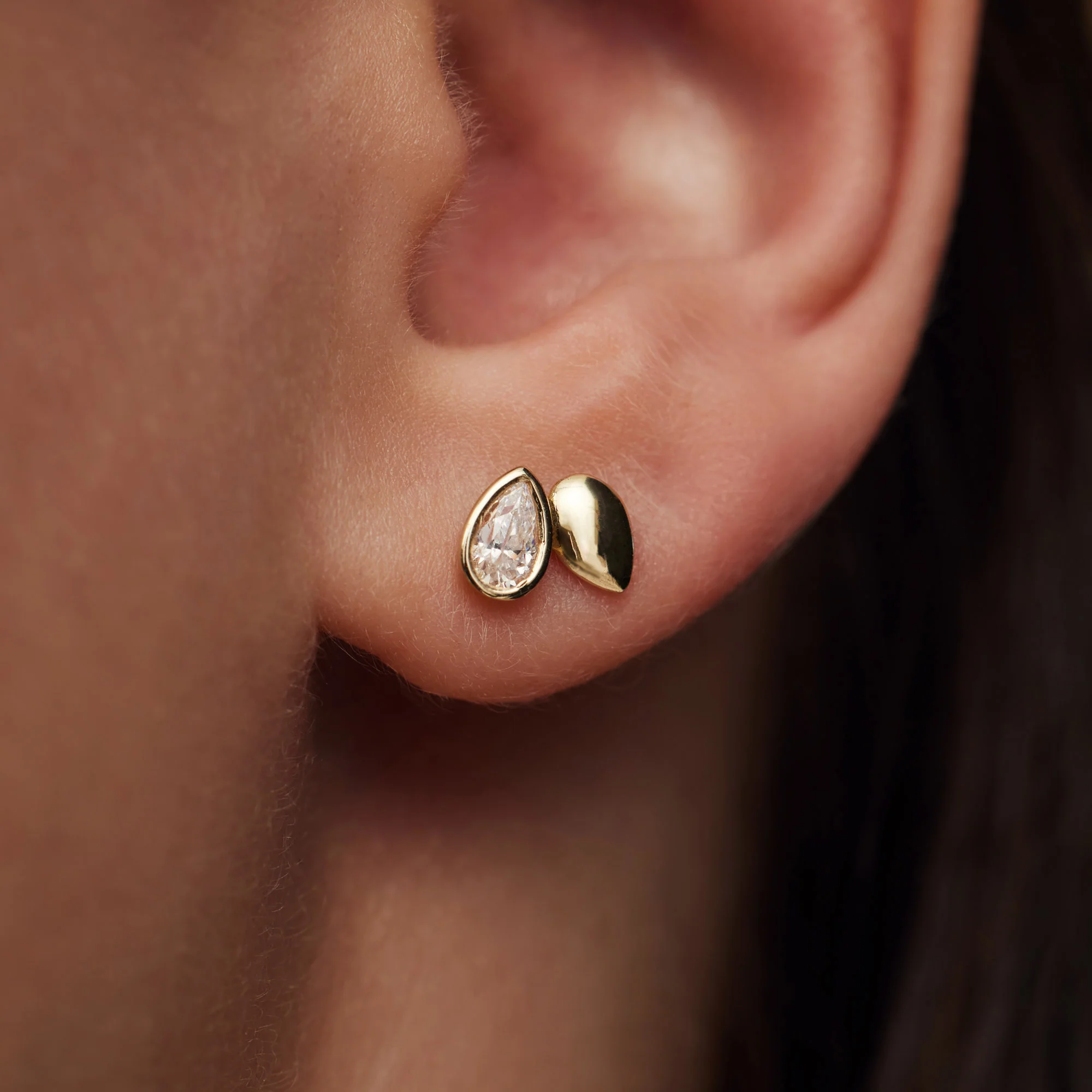 Beloro Jewels Monte Napoleone Natalia 9 karaat oorknoppen BO360019 - Image 3