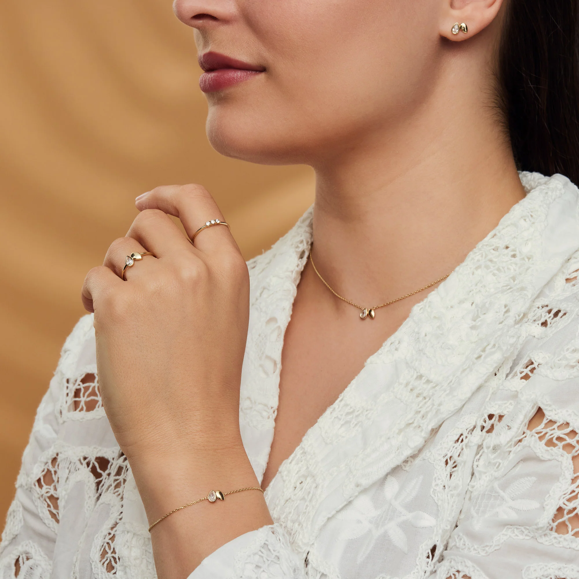 Beloro Jewels Monte Napoleone Natalia 9 karaat oorknoppen BO360019 - Image 4