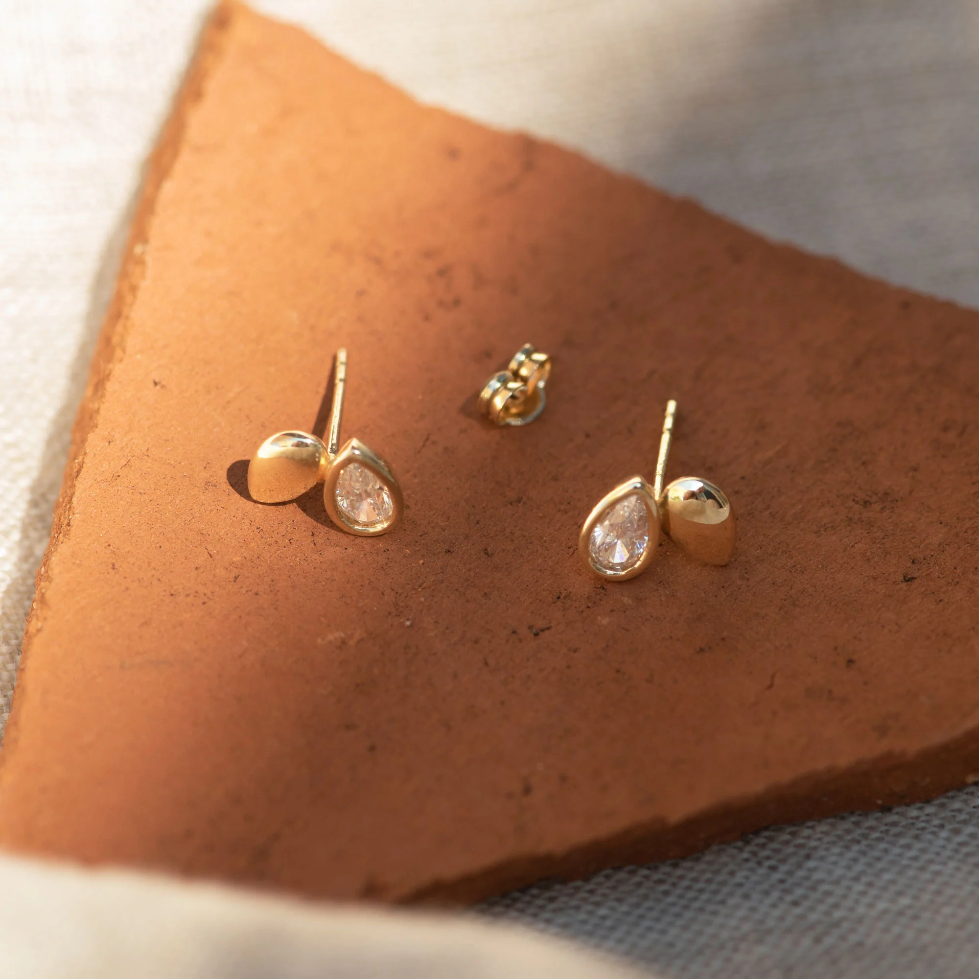 Beloro Jewels Monte Napoleone Natalia 9 karaat oorknoppen BO360019 - Image 6