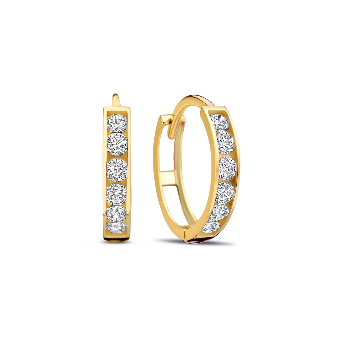 Beloro Jewels Monte Napoleone Stella 9 karaat oorringen BO360067