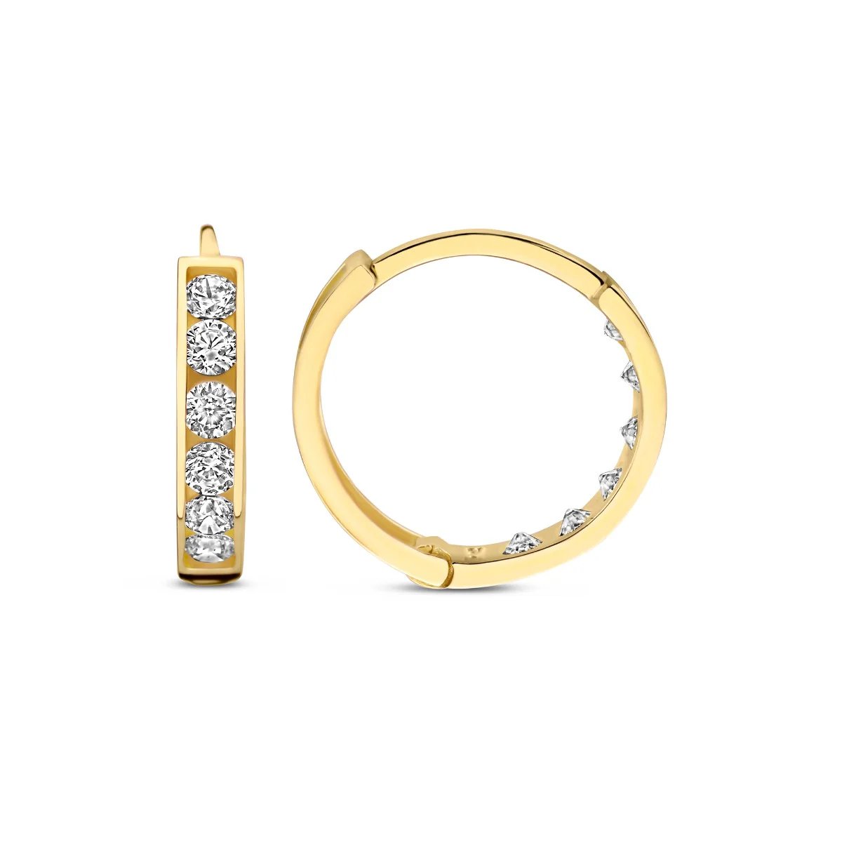 Beloro Jewels Monte Napoleone Stella 9 karaat oorringen BO360067 - Image 3