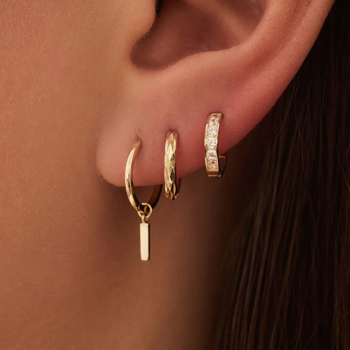 Beloro Jewels Monte Napoleone Stella 9 karaat oorringen BO360067 - Image 4