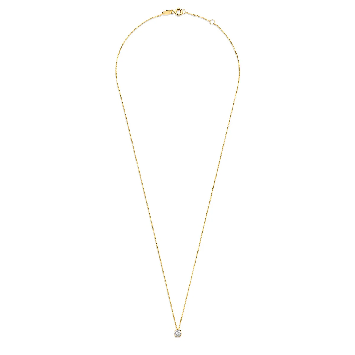 Beloro Jewels Monte Napoleone Stella 9 Karaat Ketting BO340044 - Image 4
