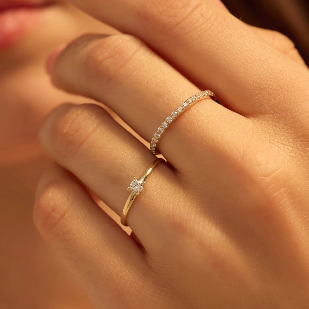 Beloro Jewels Monte Napoleone Stella 9 karat gold ring with zirconia BO330043-54 - Image 2