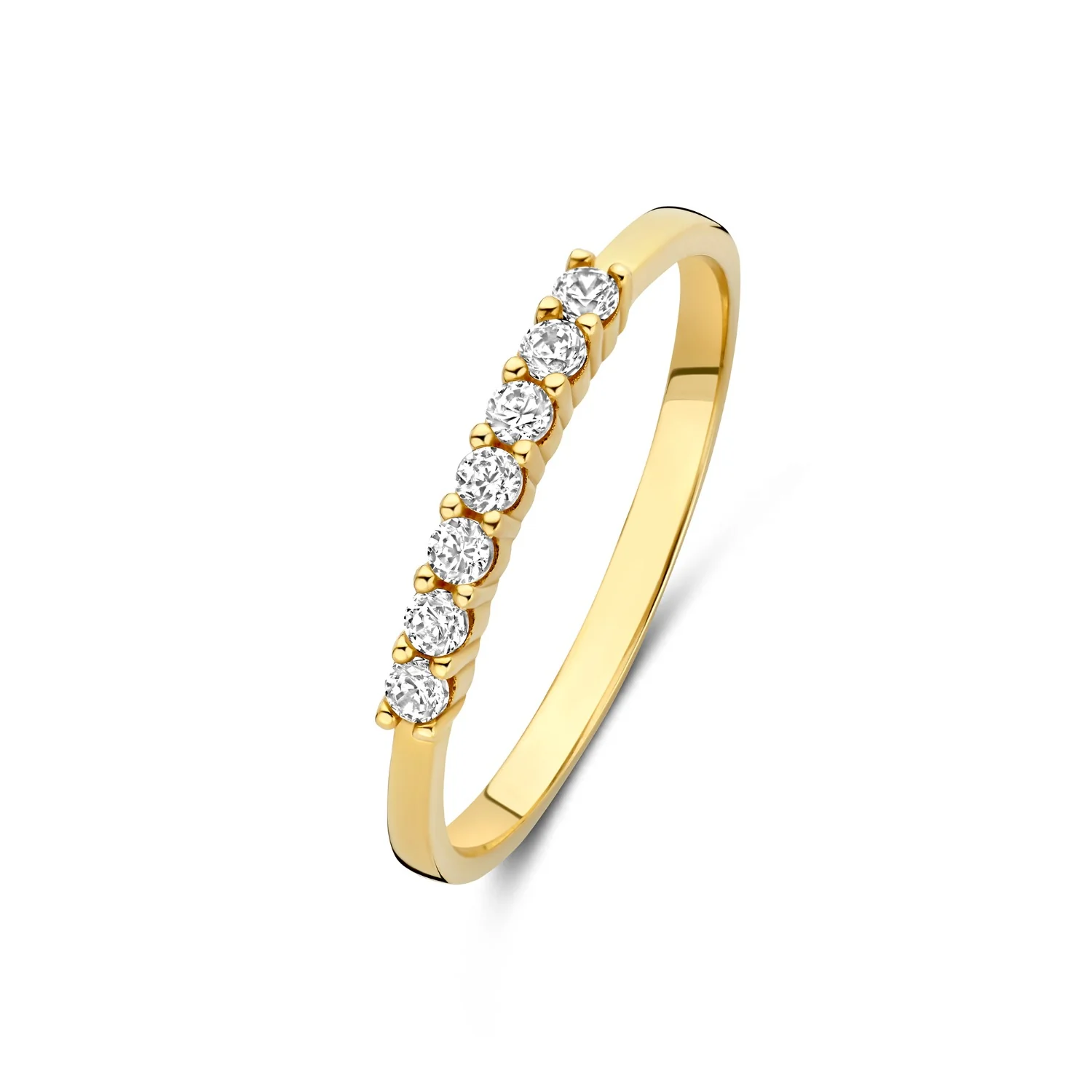 Beloro Jewels Monte Napoleone Stella 9 karaat ring met zirconia stenen BO330054-56 - Image 3