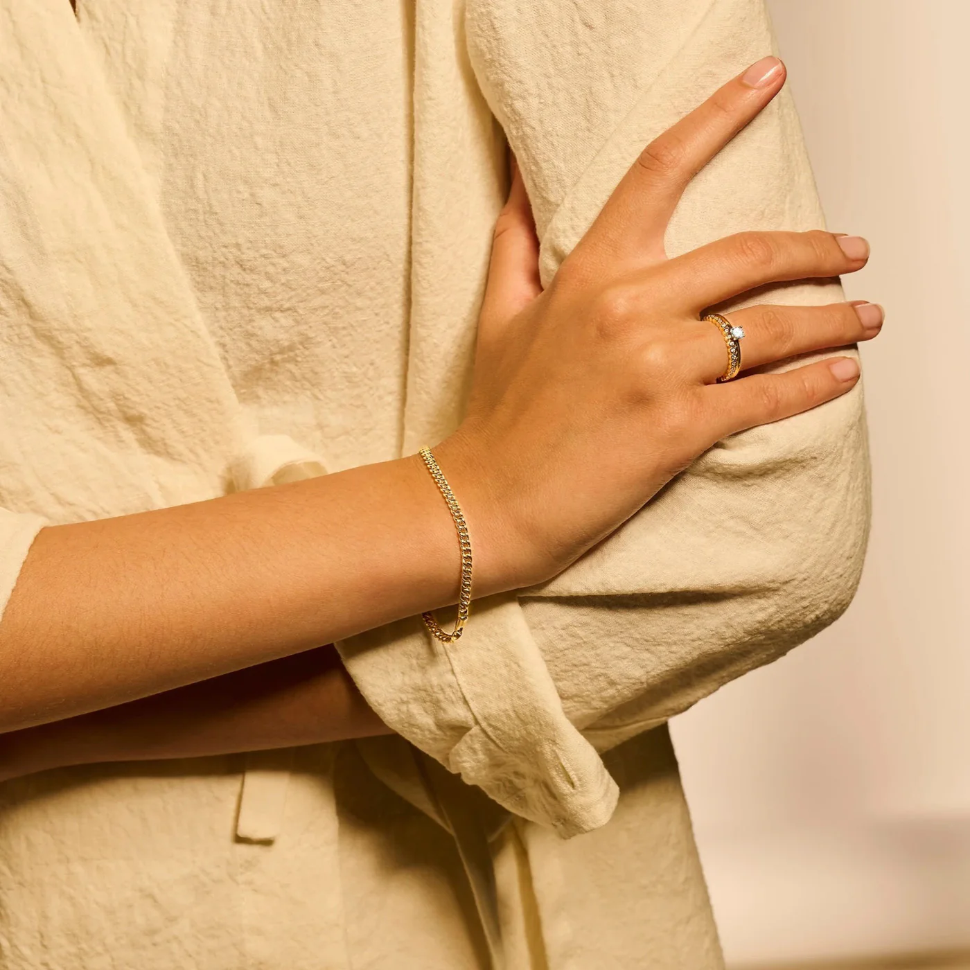 Blush 14 Karaat Gouden Armband 2165YGO - Image 2
