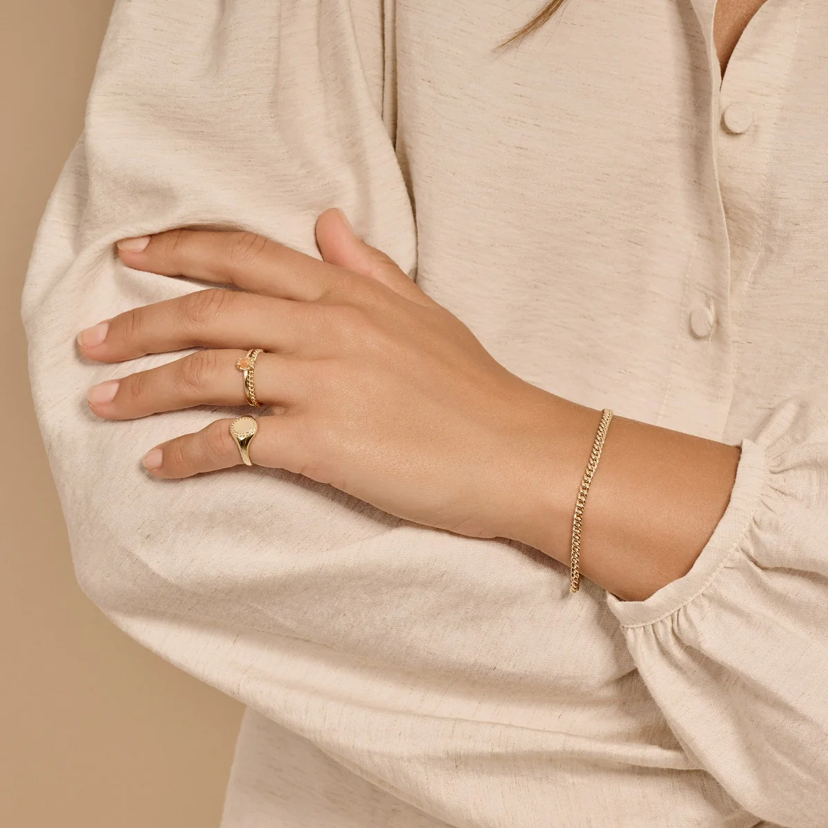 Blush 14 Karaat Gouden Armband 2165YGO - Image 3