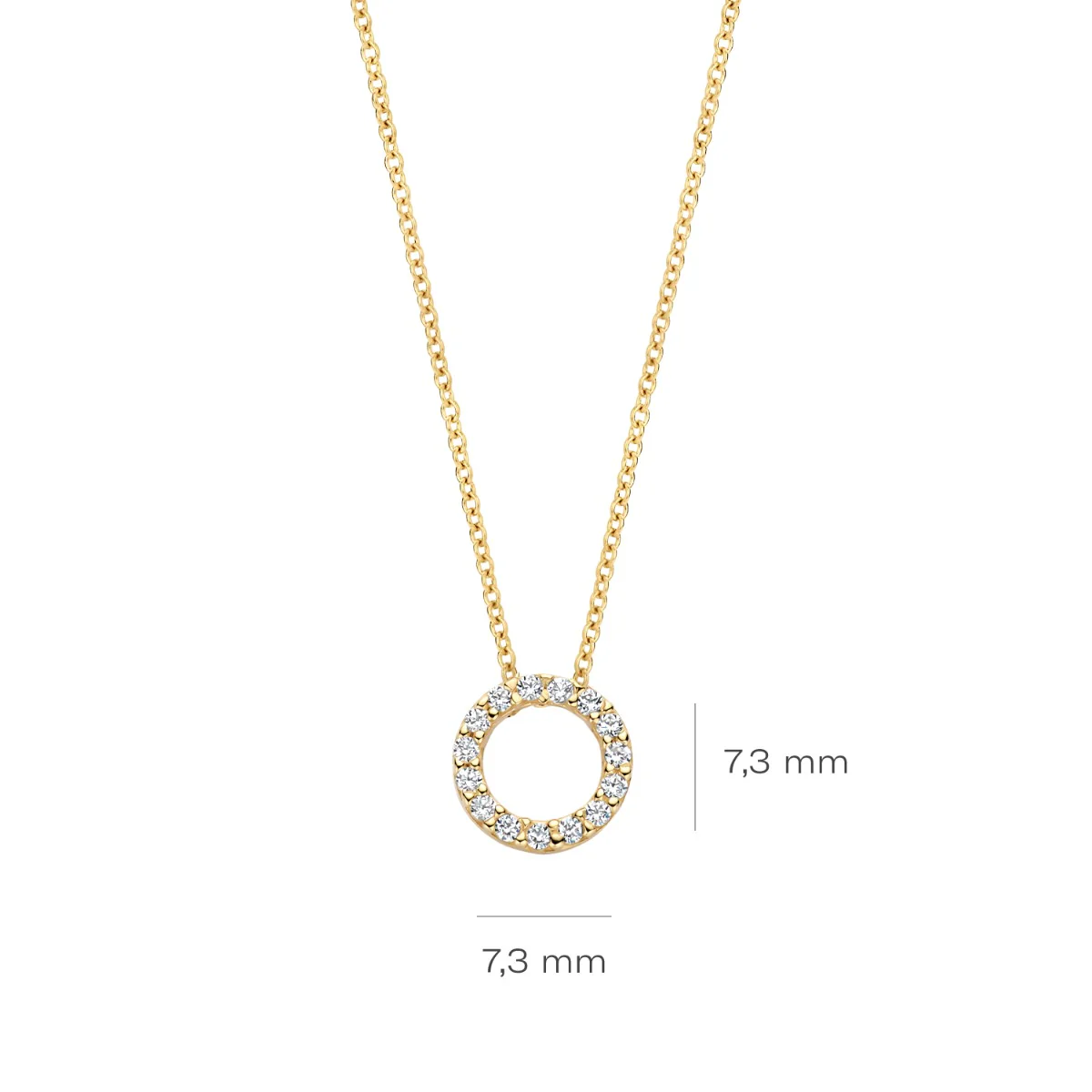 Blush 14 karaat Gouden Ketting 3065YZI - Image 4