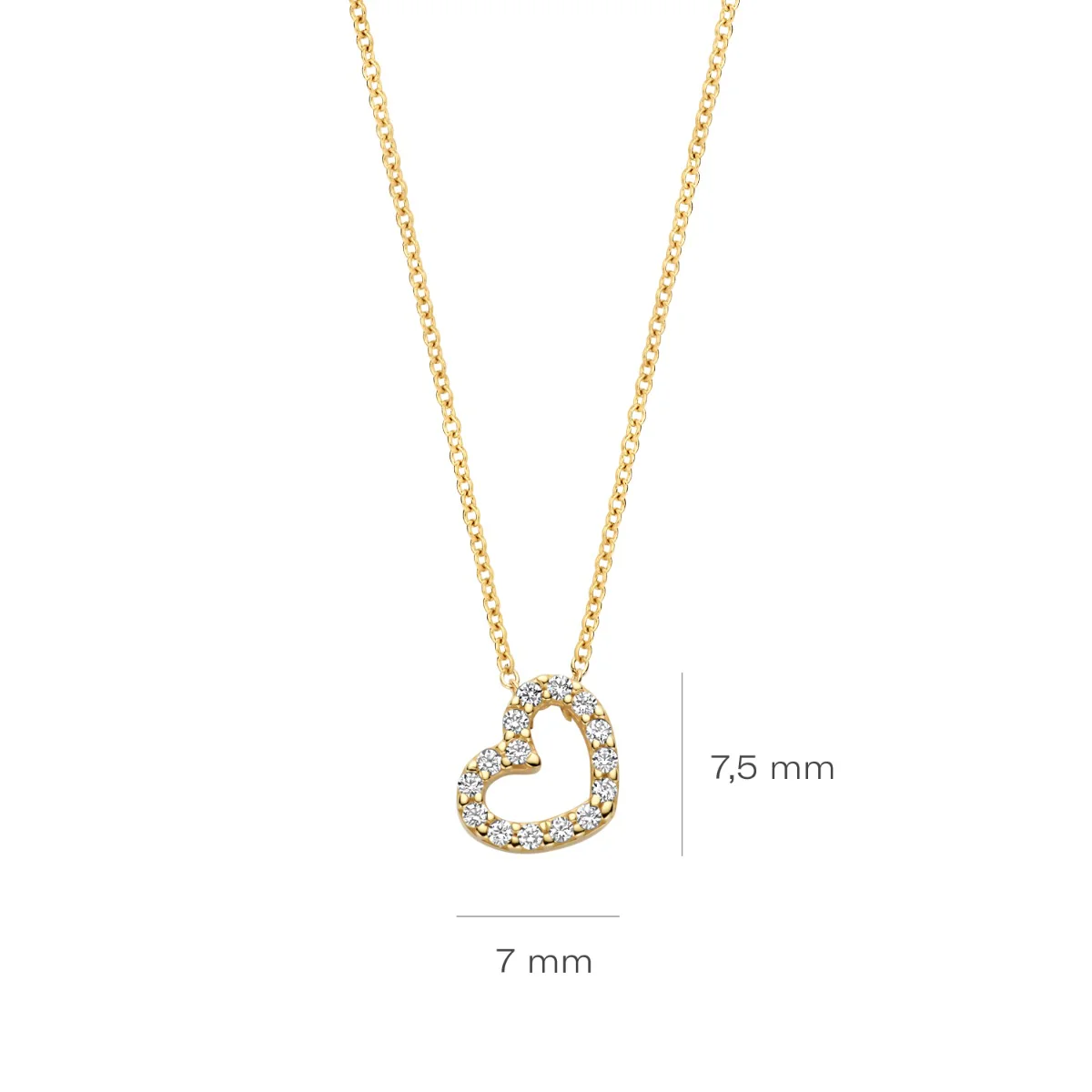 Blush 14 karaat Gouden Ketting 3072YZI - Image 3
