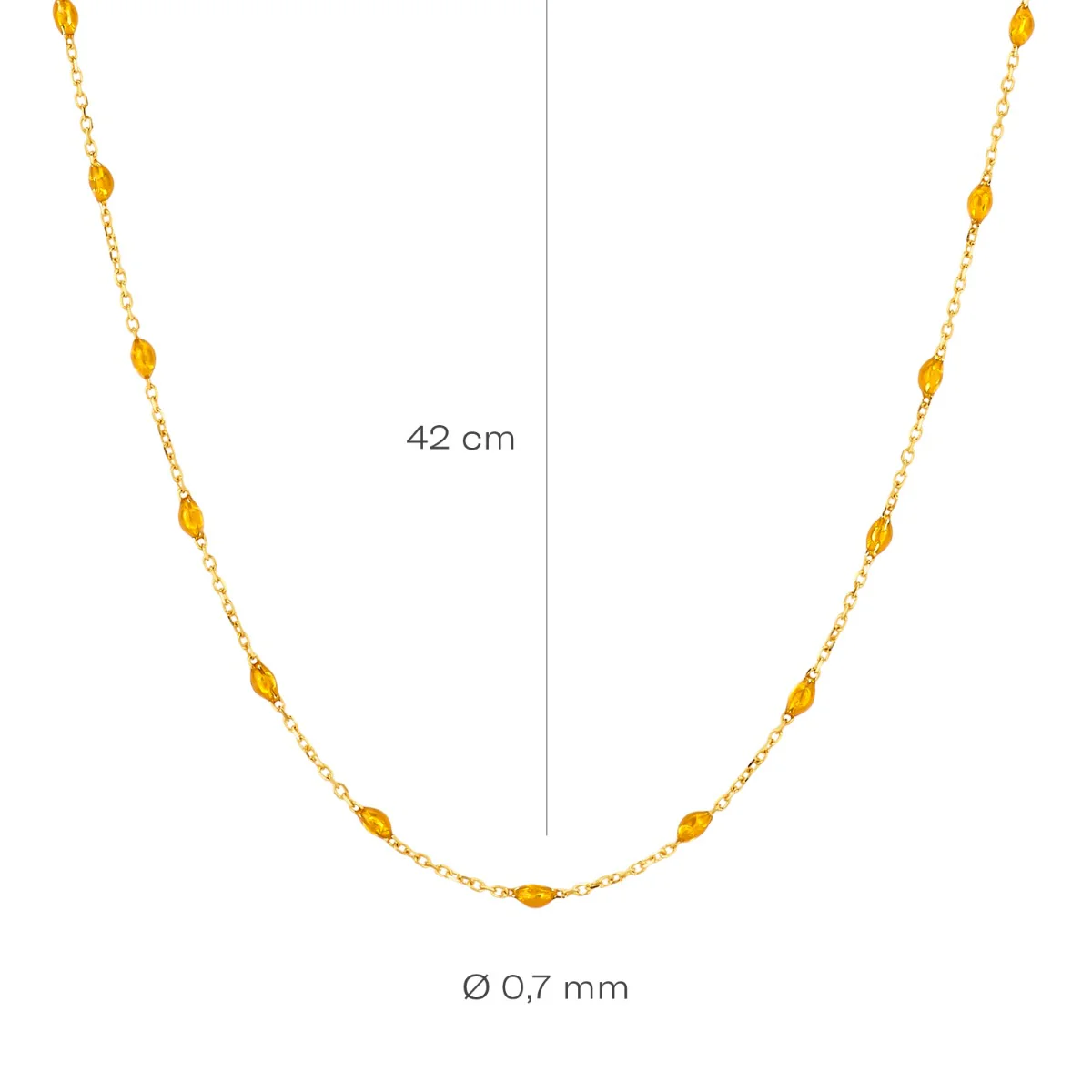 Blush 14 Karat Golden Necklace 3162YRC - Image 4
