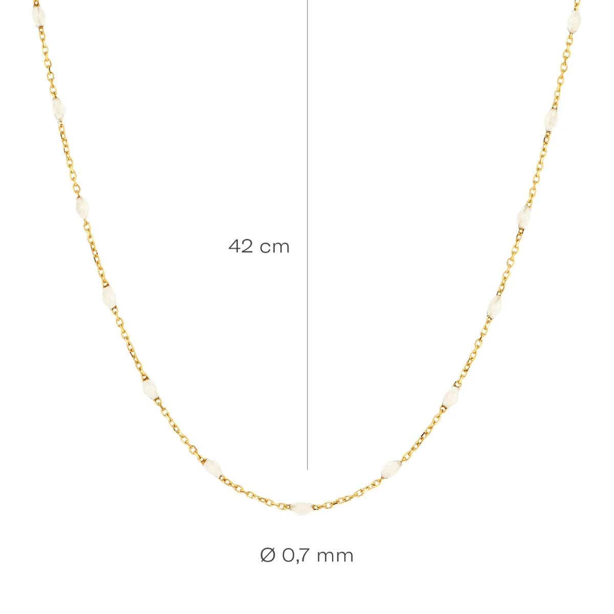 Blush 14 Karat Golden Necklace 3162YRM - Image 4
