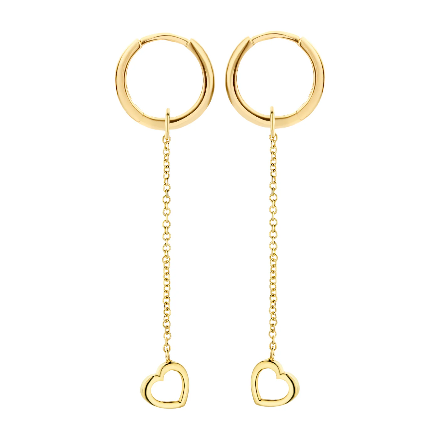 Blush 14 Karaat Gouden Oorbedels 9084YGO - Image 3