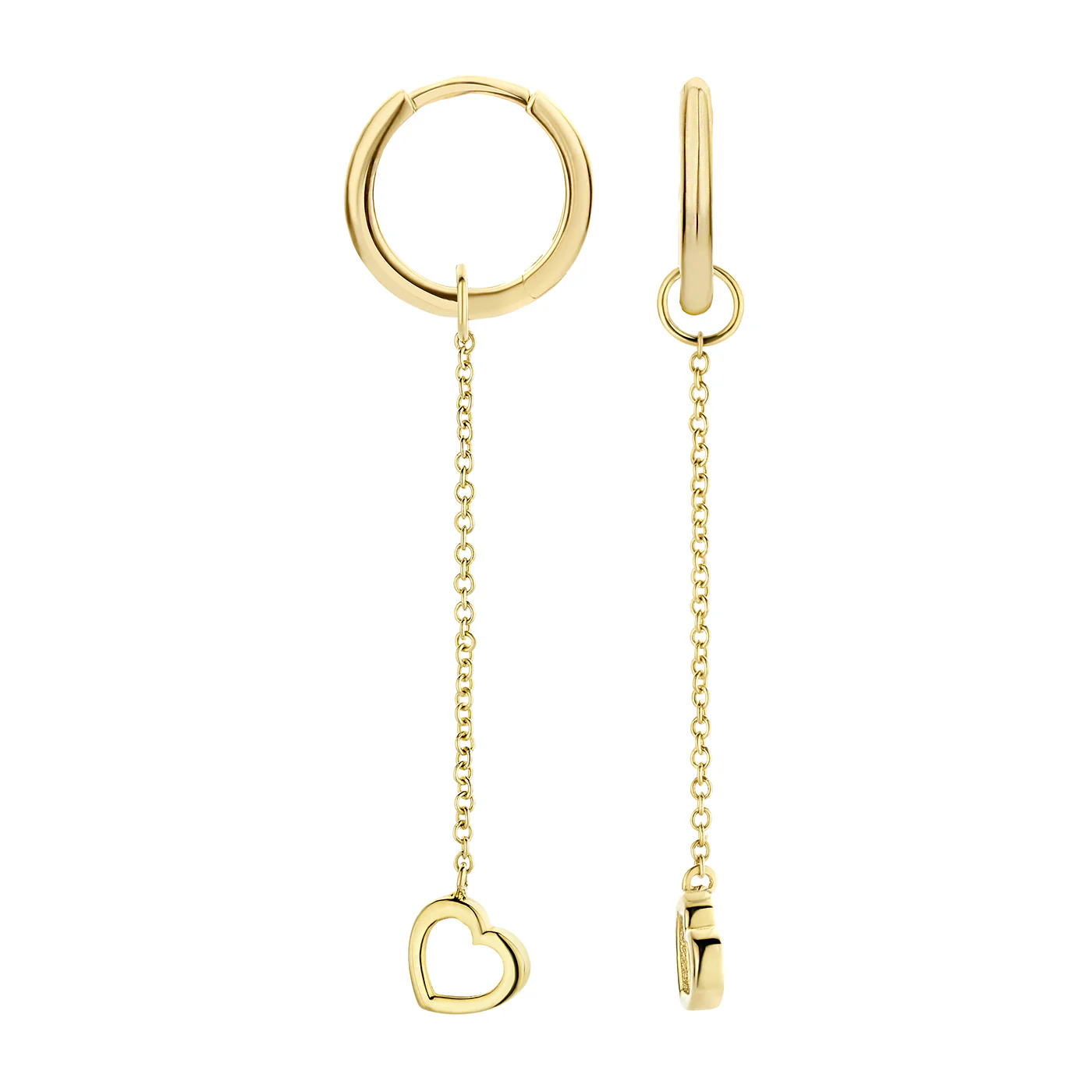 Blush 14 Karaat Gouden Oorbedels 9084YGO - Image 5