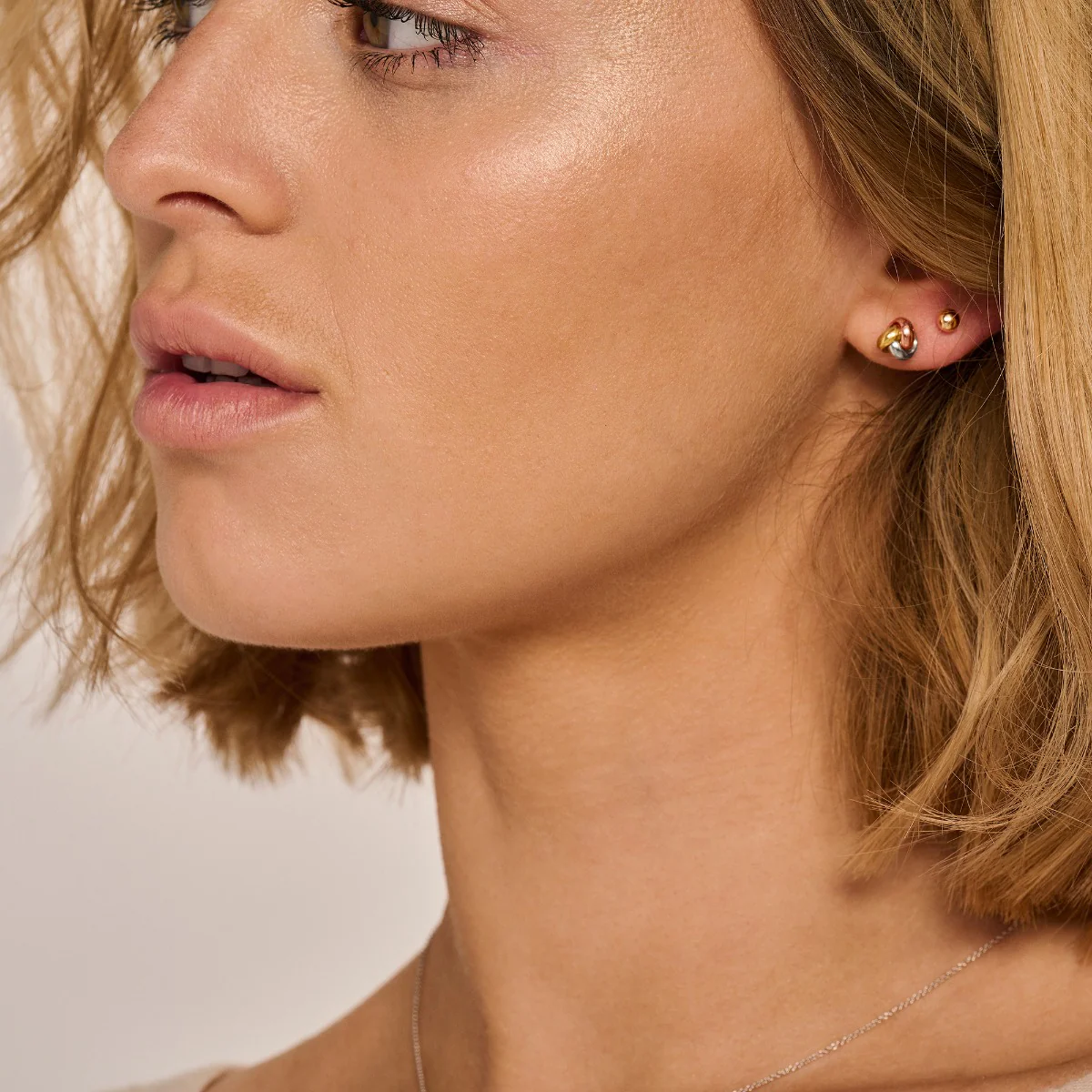 Blush 14 Carat Golden Earrings 7157WYR - Image 3