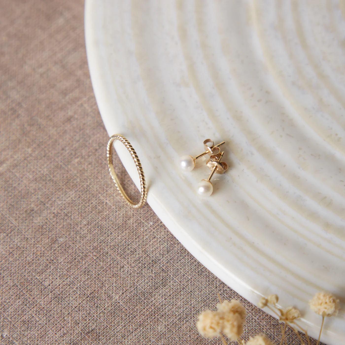 Blush 14 Karaat Gouden Ring 1196YGO/46 (Maat: 46) - Image 5