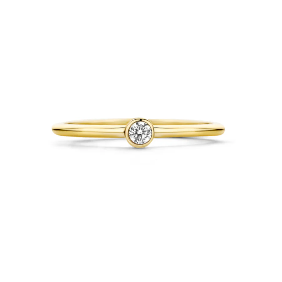 Blush 14 Karaat Gouden Ring1198YZI/46 (Maat: 46) - Image 5