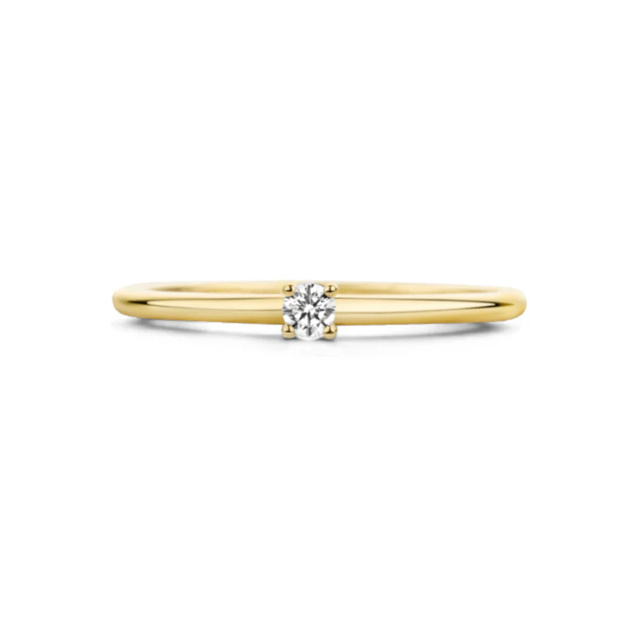Blush 14 Karaat Gouden Ring1200YZI/46 (Maat: 46) - Image 4