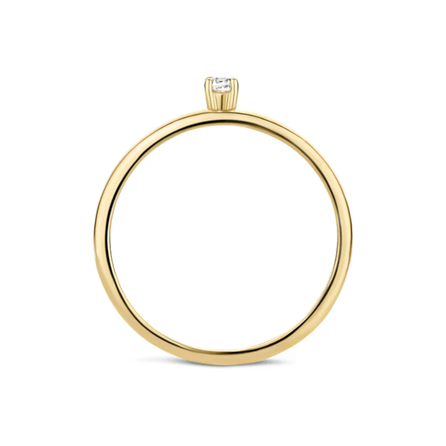 Blush 14 Karaat Gouden Ring1200YZI/46 (Maat: 46) - Image 5