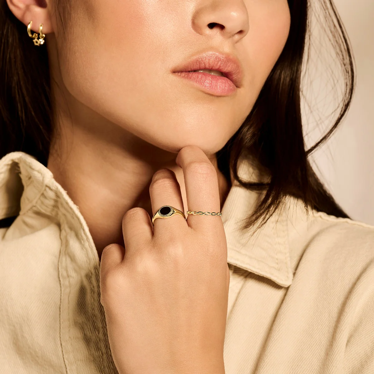 Blush 14 Karaat Gouden Ring 1220YGO-56 - Image 2