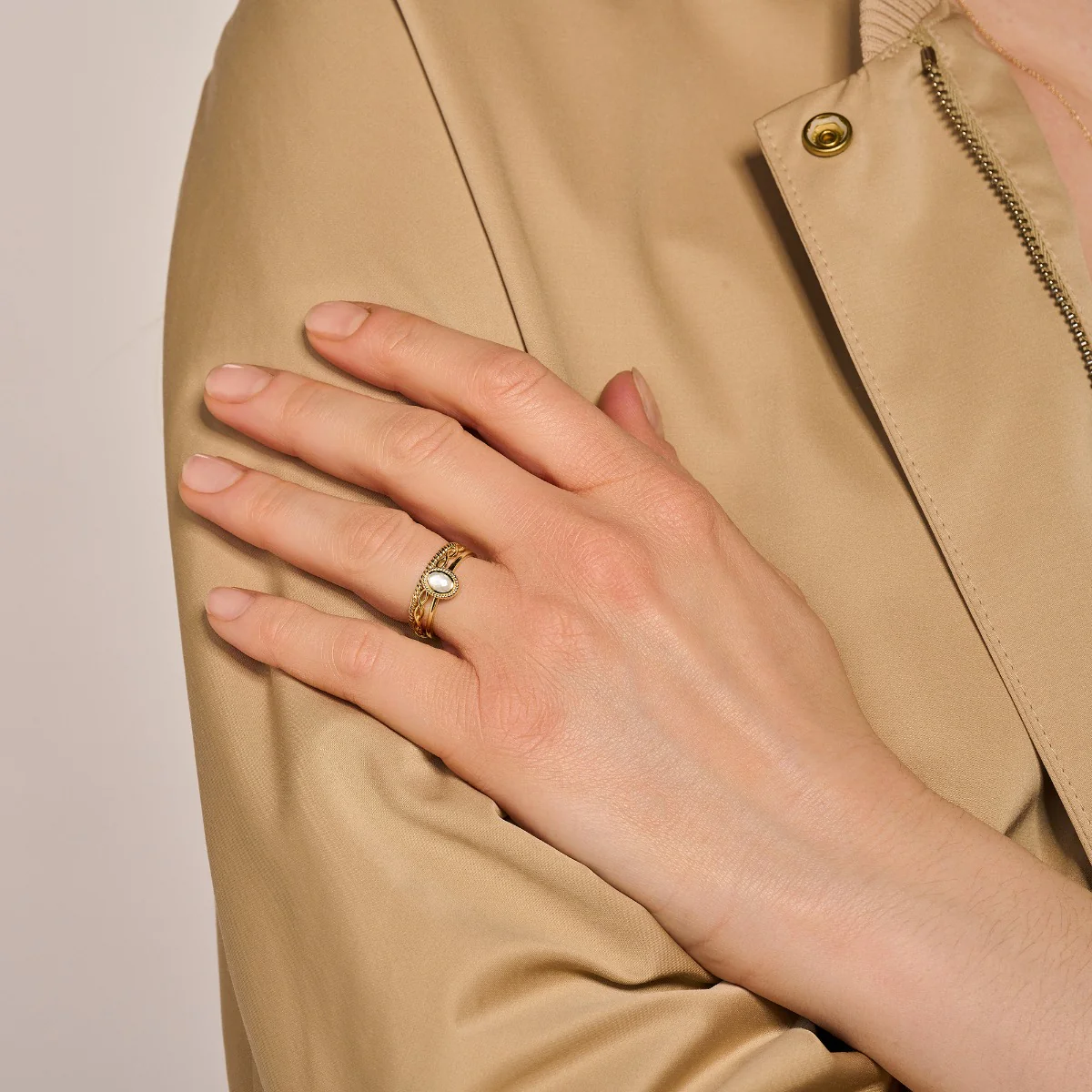 Blush 14 Karaat Gouden Ring 1239YMQ/46 - Image 2
