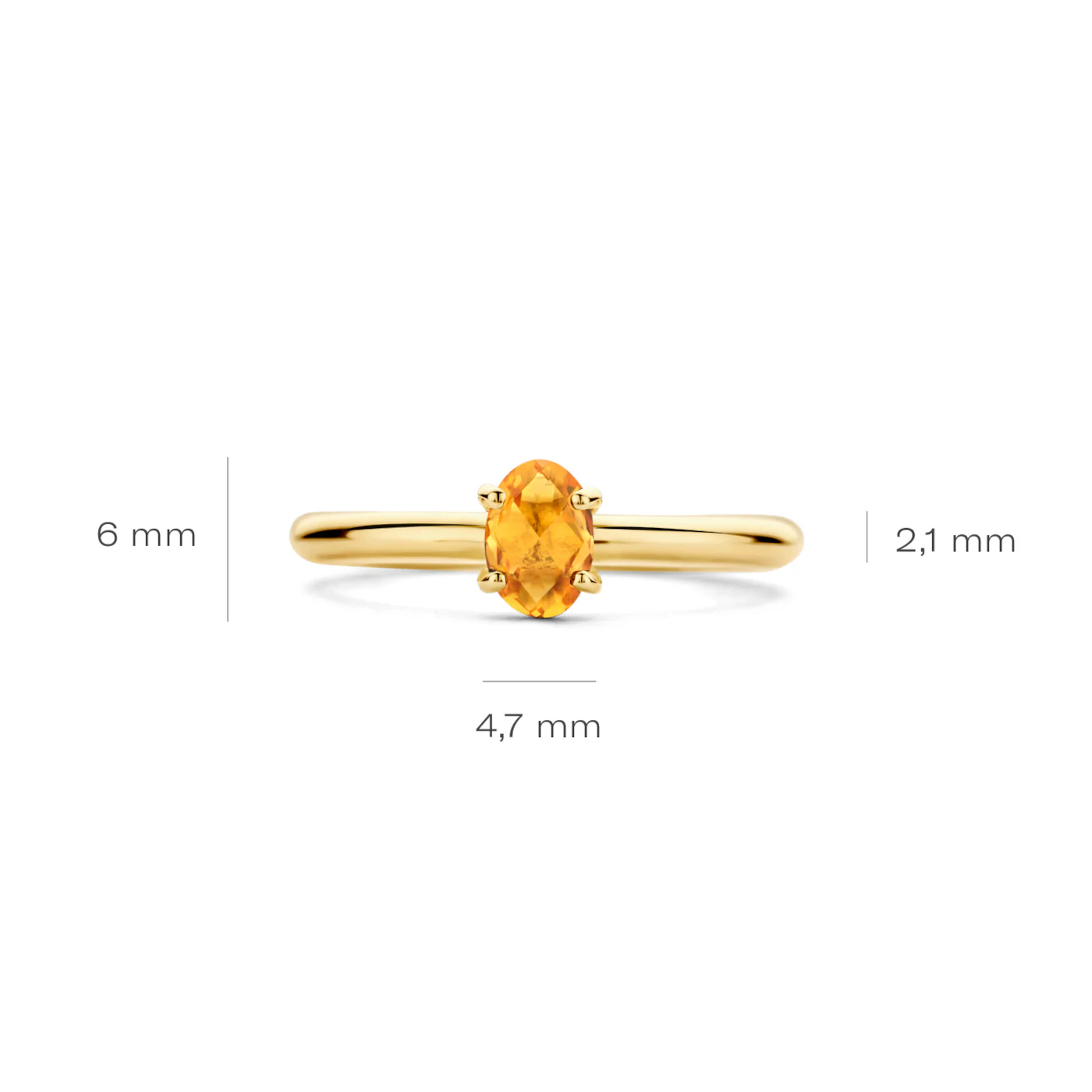 Blush 14 Karaat Gouden Ring 1242YCI/58 - Image 5