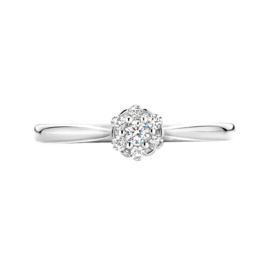 Blush 14 Karaat Witgouden Ring 1248WZI/60 - Image 4