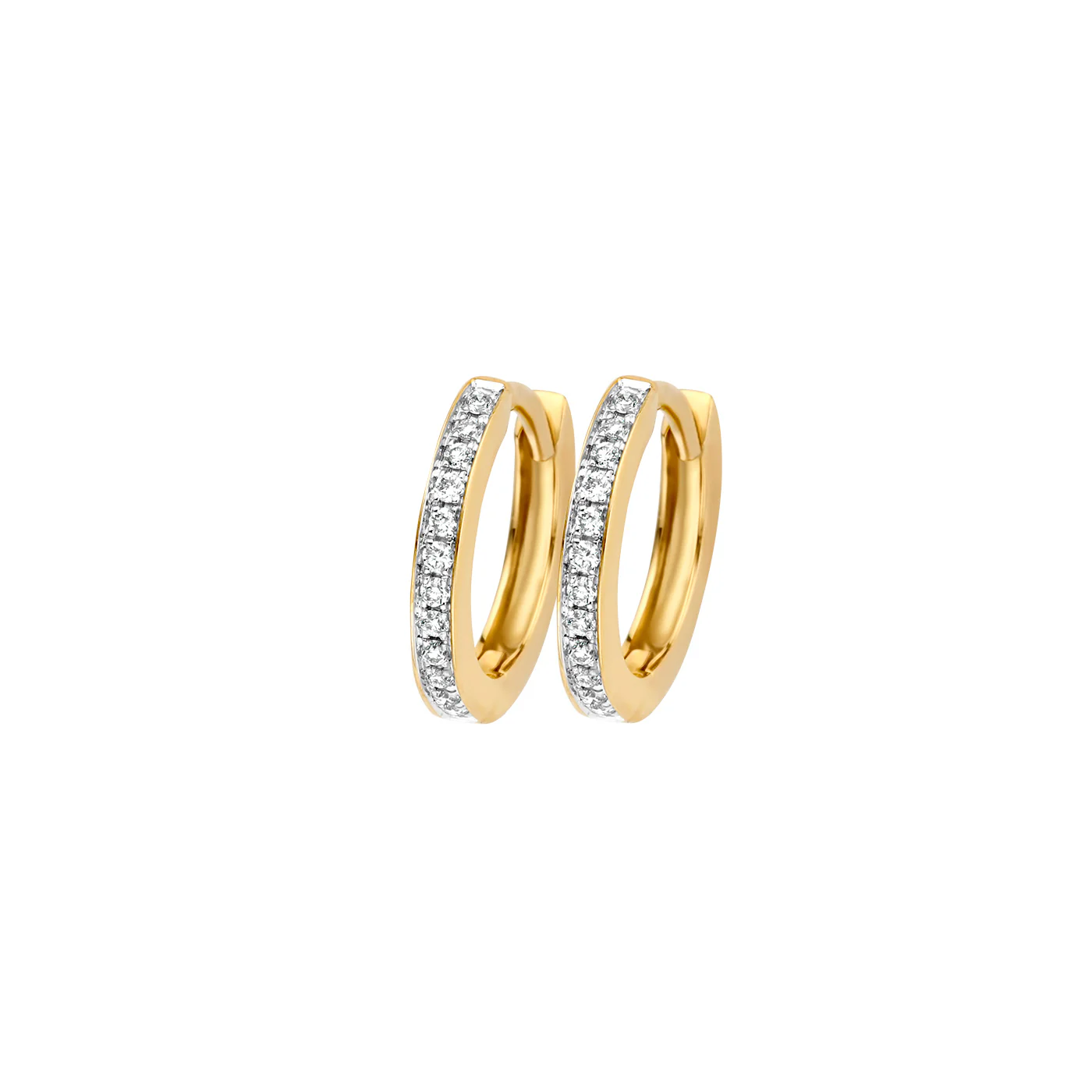 Blush Diamonds 14 Karaat Gouden Oorbellen Met Diamant 7612BDI - Image 4