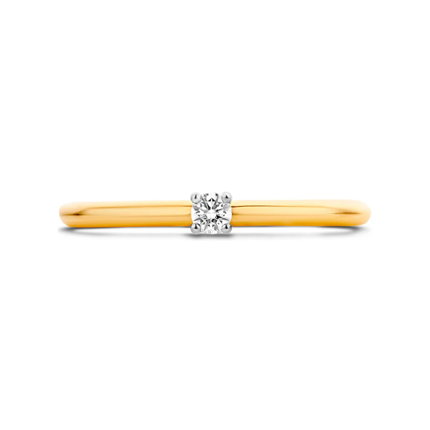 Blush Diamonds 14k Gold Ring with Diamond 1601BDI/50 - Image 3