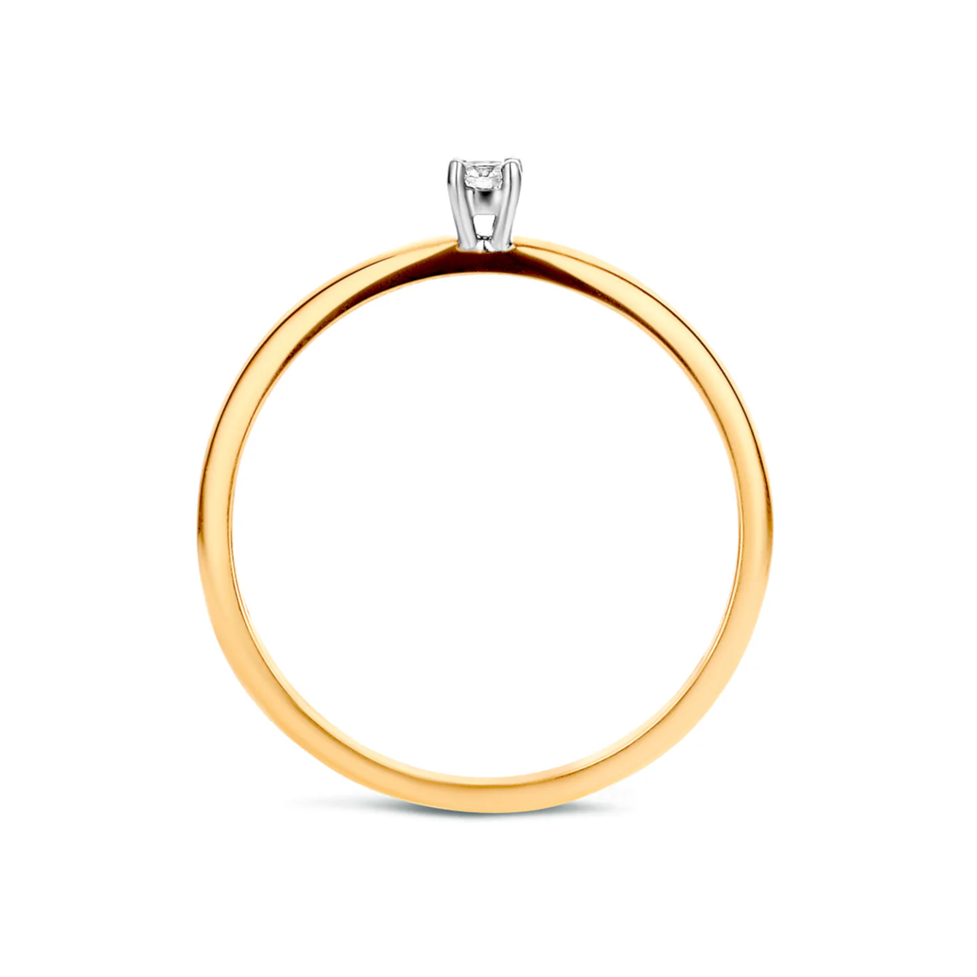Blush Diamonds 14k Gold Ring with Diamond 1601BDI/50 - Image 4